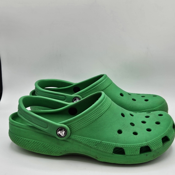 Crocs classic clog green women size  12 then size 10 - Picture 14 of 15